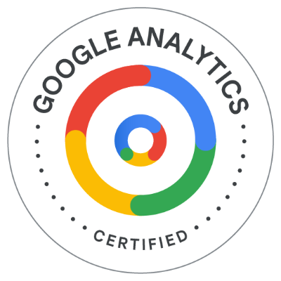Google Analytics certification badge